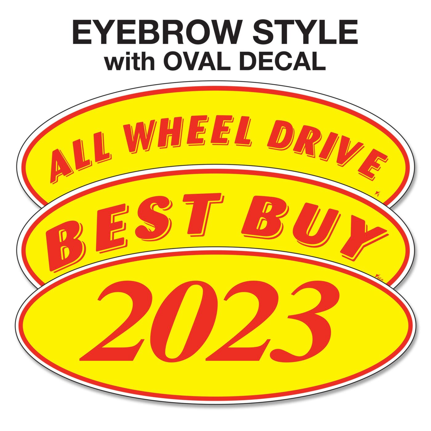 Vinyl Stack-Em Window Stickers - Image 2