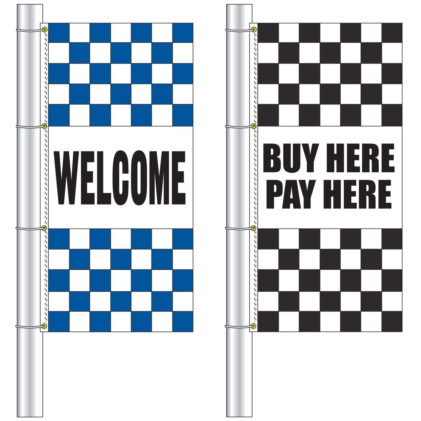 Checkered Flags w/ Logos or Slogans - Image 2
