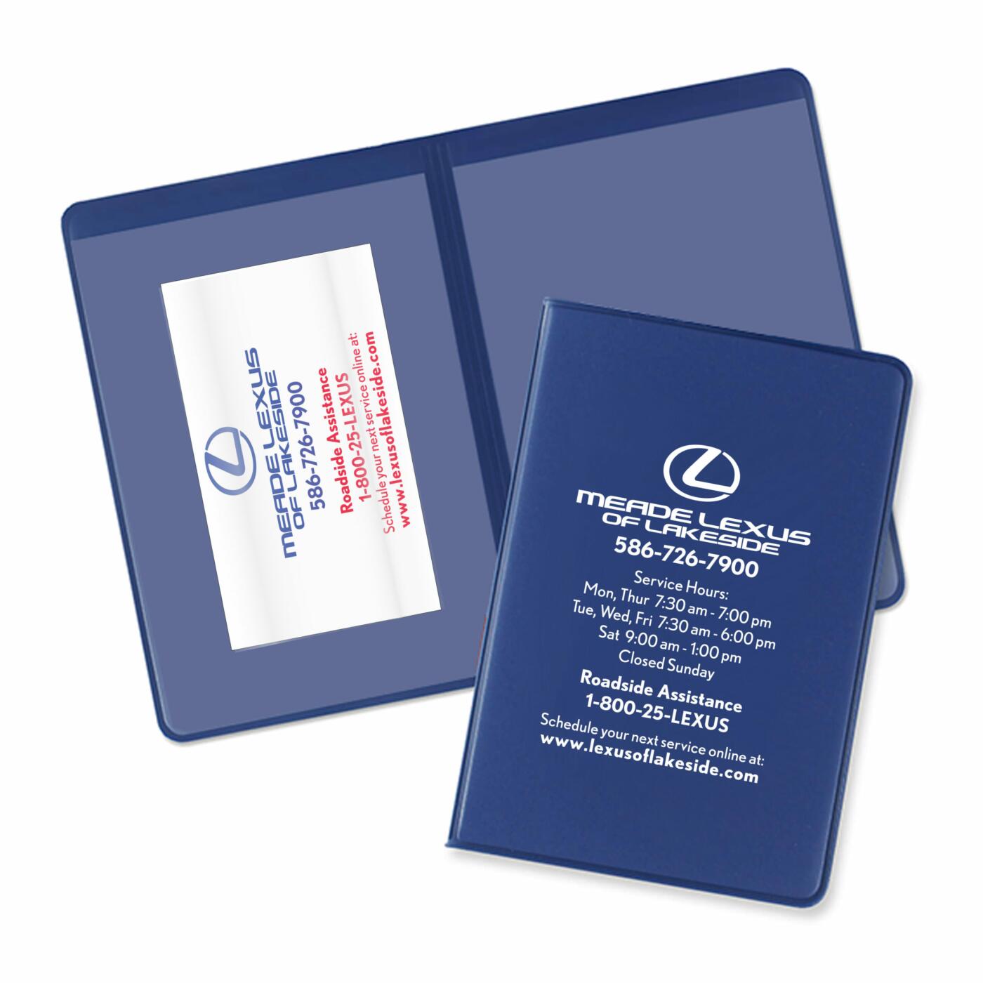 Deluxe Registration Holders dealer supply auto
