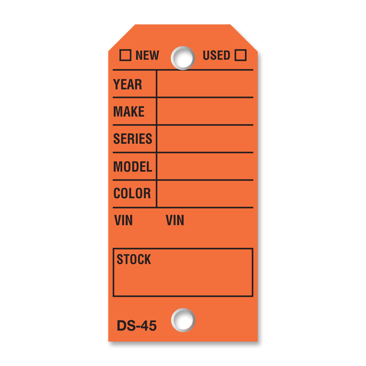 Vehicle Stock Key Tags - Image 3