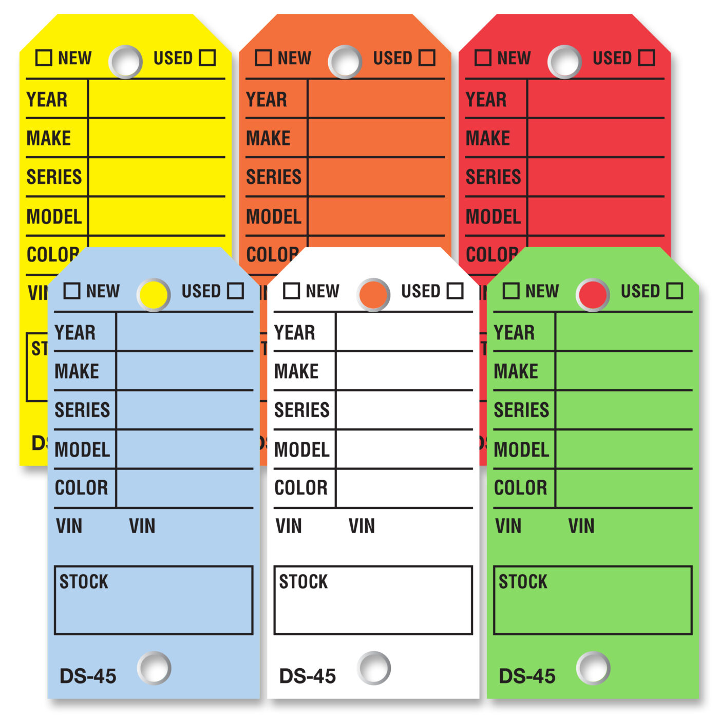 Vehicle Stock Key Tags - Image 2
