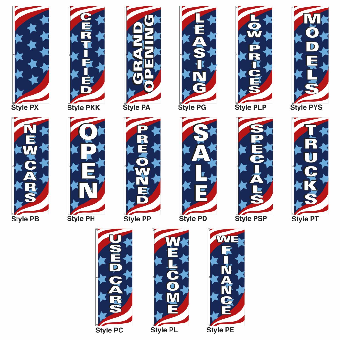 Patriotic Vertical Flags - Image 2