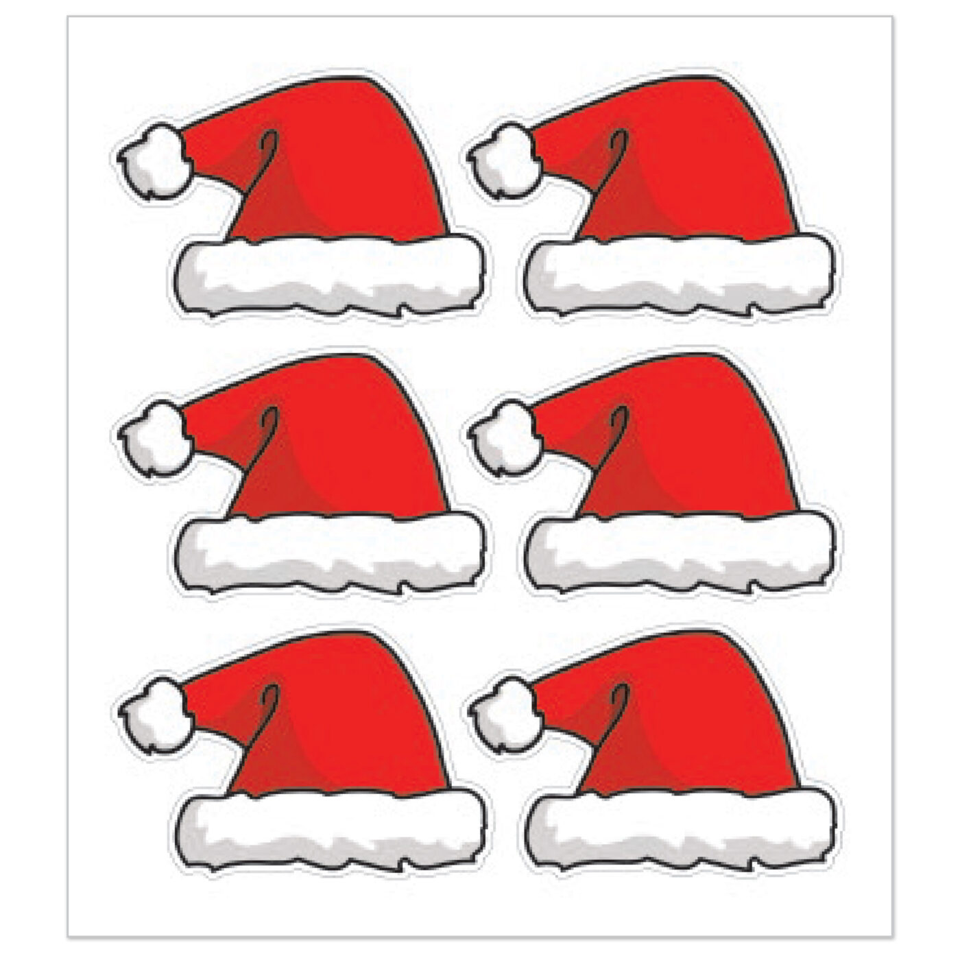 Santa Hat Windshield Decals - Image 2