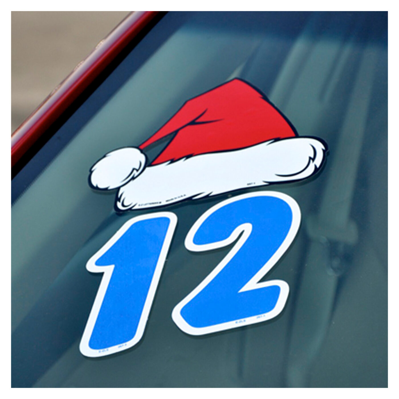 Santa Hat Windshield Decals - Image 5