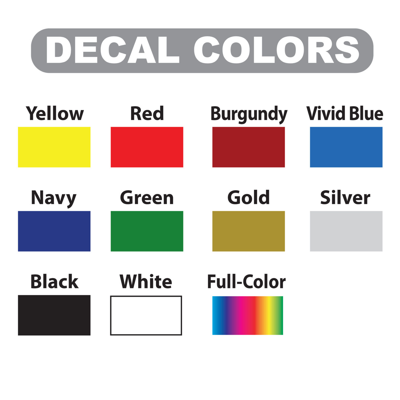 Die-Cut Letter Decals - Image 2