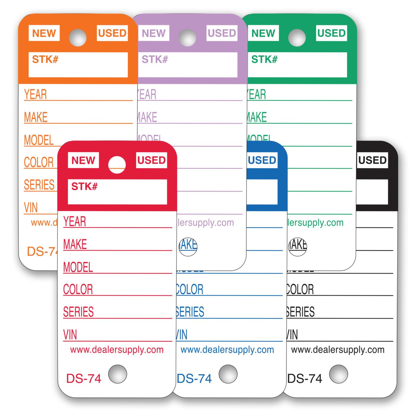 Top-Stripe RigidRound Key Tags - Image 2