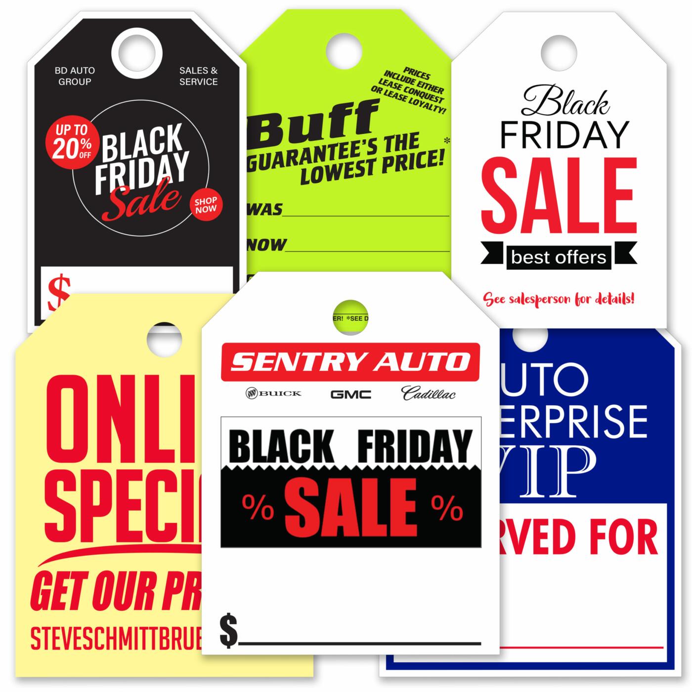 Custom Hang Tags auto dealer