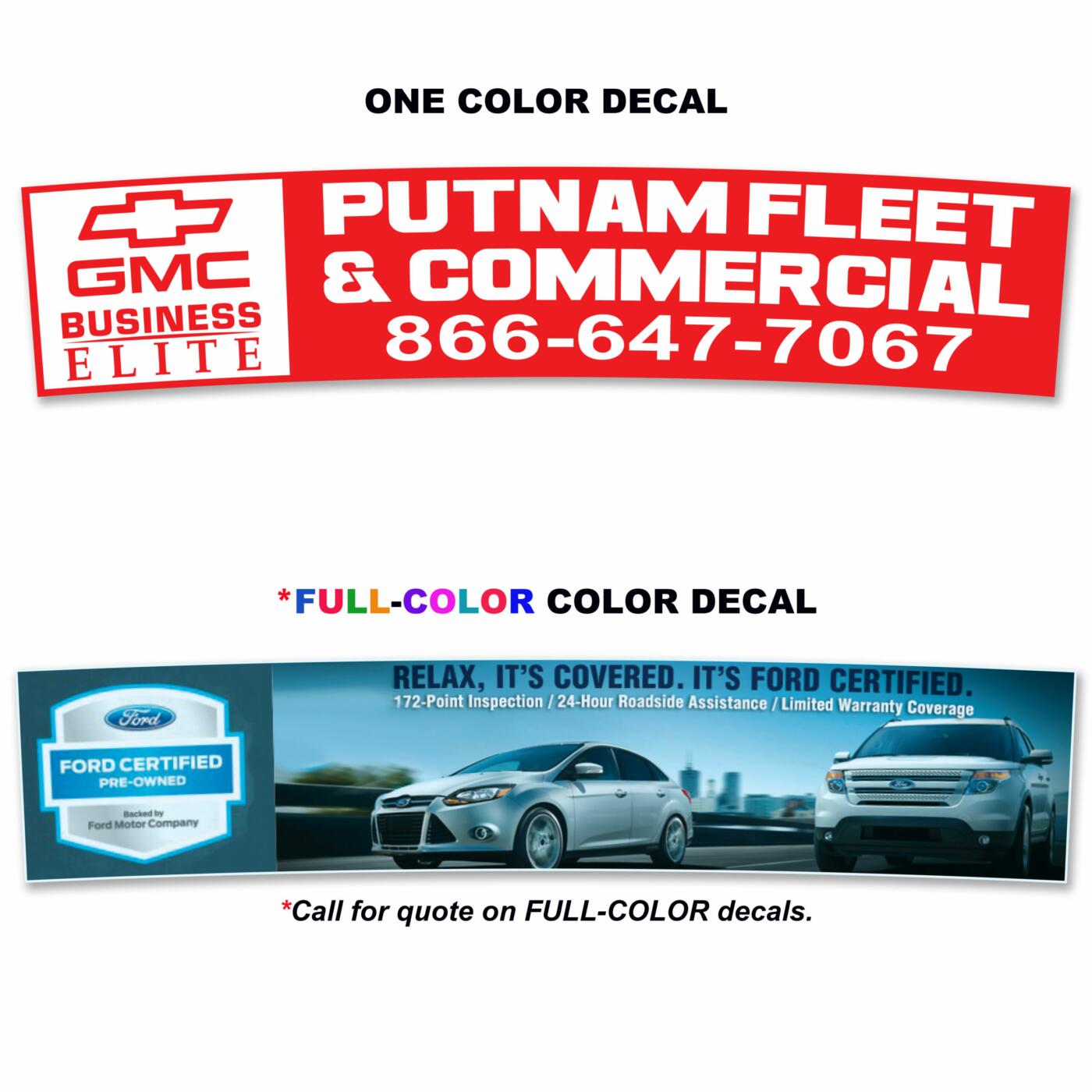 Custom Vinyl Broadcast Decals - Image 2
