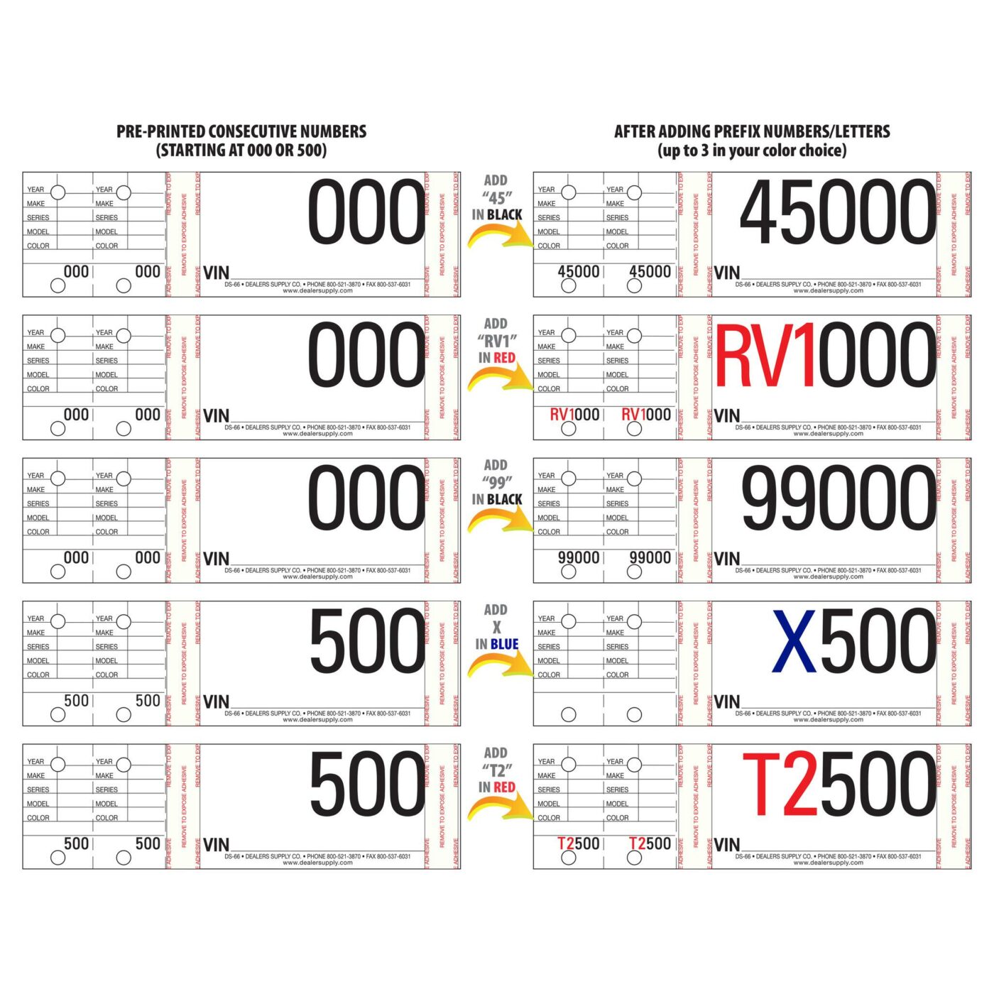 Stock Stickers with 2 Tags - Image 2