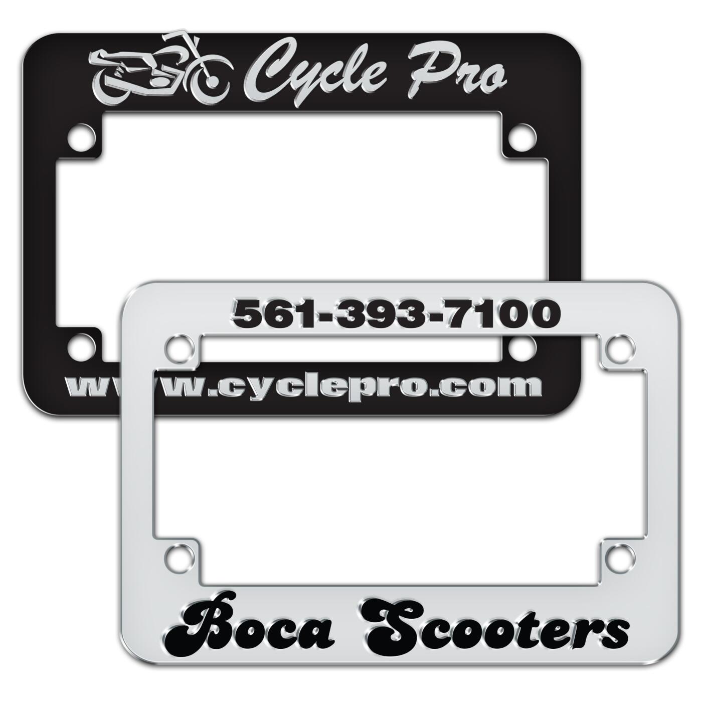 Motorcycle License Plate Frames - Image 2