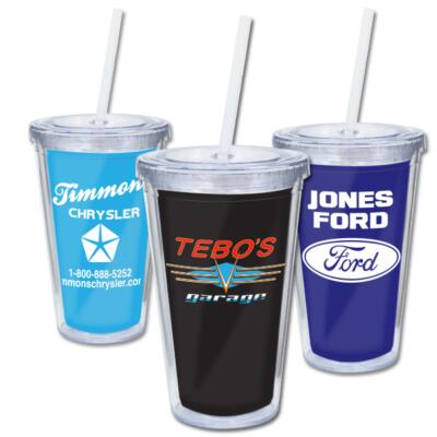 Acrylic Double-Wall Tumblers