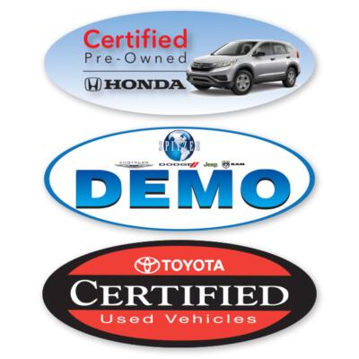 Custom Vinyl Decals auto dealer