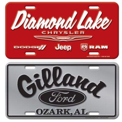 Licinse Plate Billboards auto dealer
