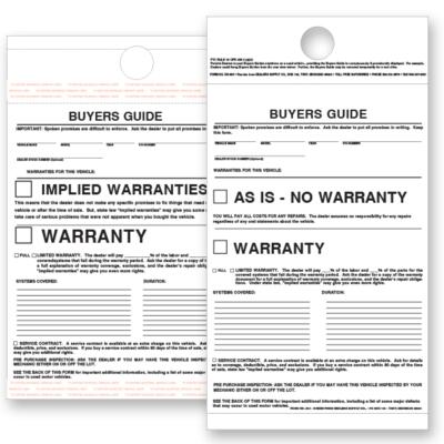 Buyers Guide Forms