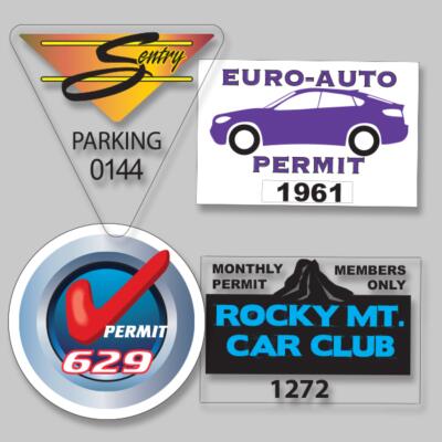 Parking Permit Stickers