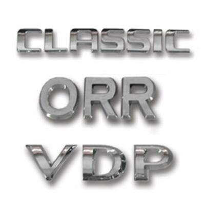 Chrome Plated Nameplates auto dealer