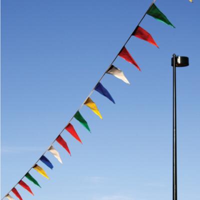 Fluorescent Pennants auto dealer supply