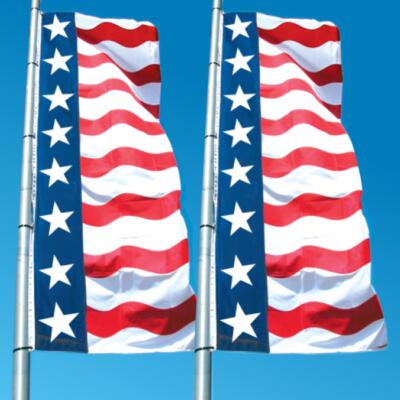 Uncle Sam Pole Flags auto dealer supply