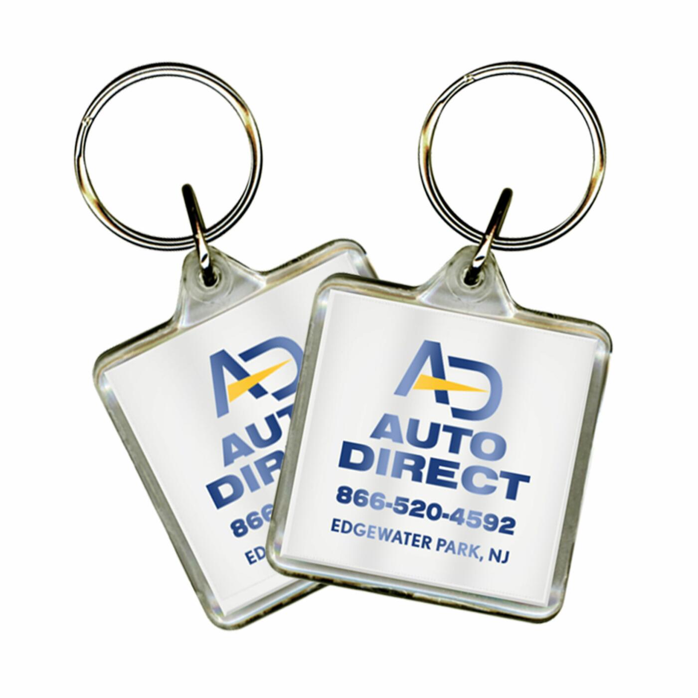 Clear Acrylic Key Fobs - Image 3