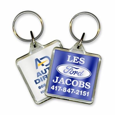 Clear Acrylic Key Fobs