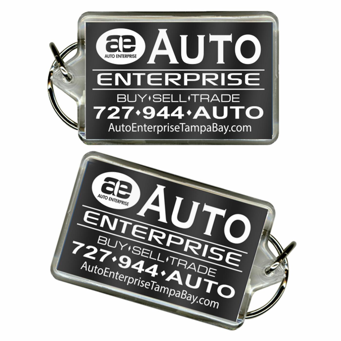 Clear Acrylic Key Fobs - Image 2