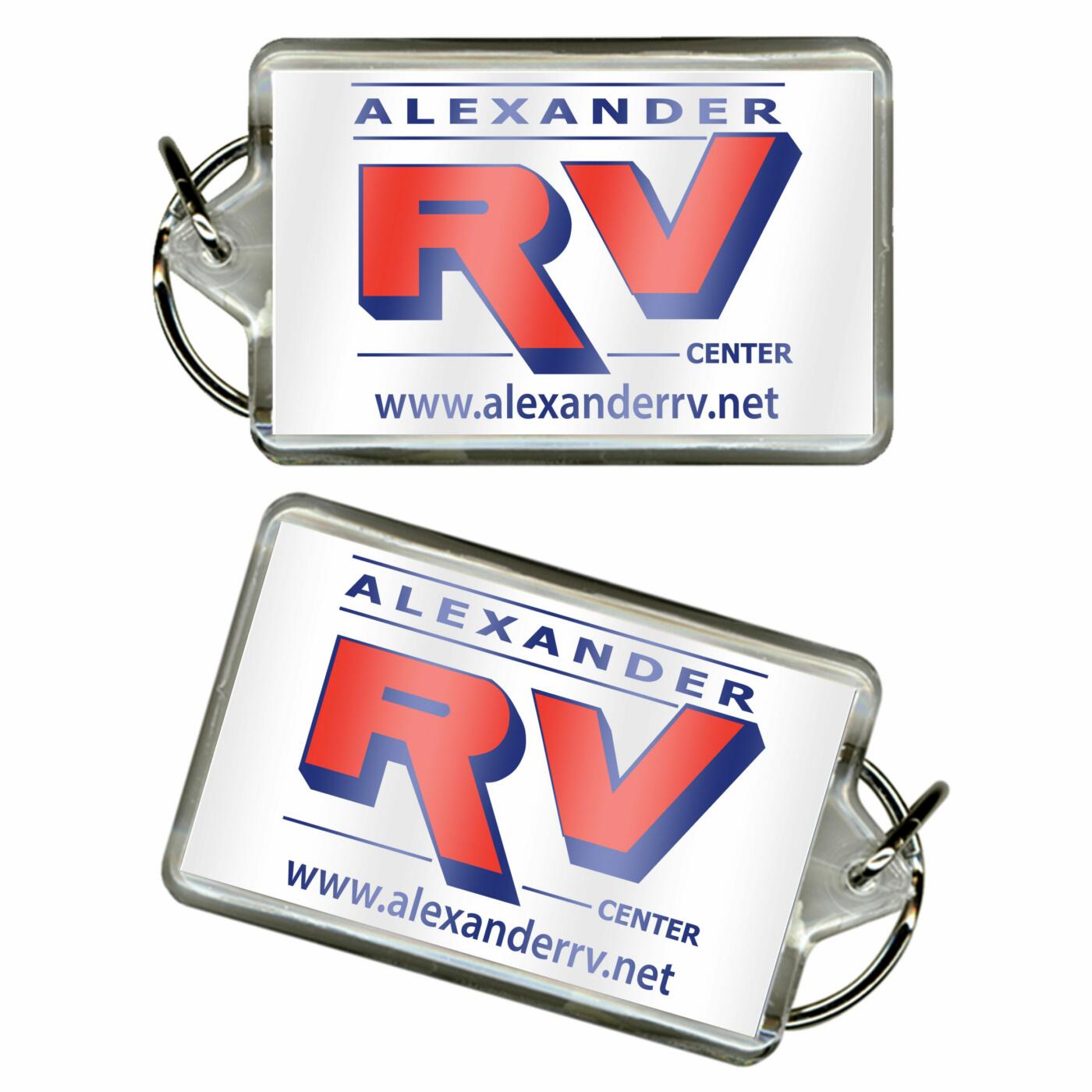 Clear Acrylic Key Fobs - Image 3