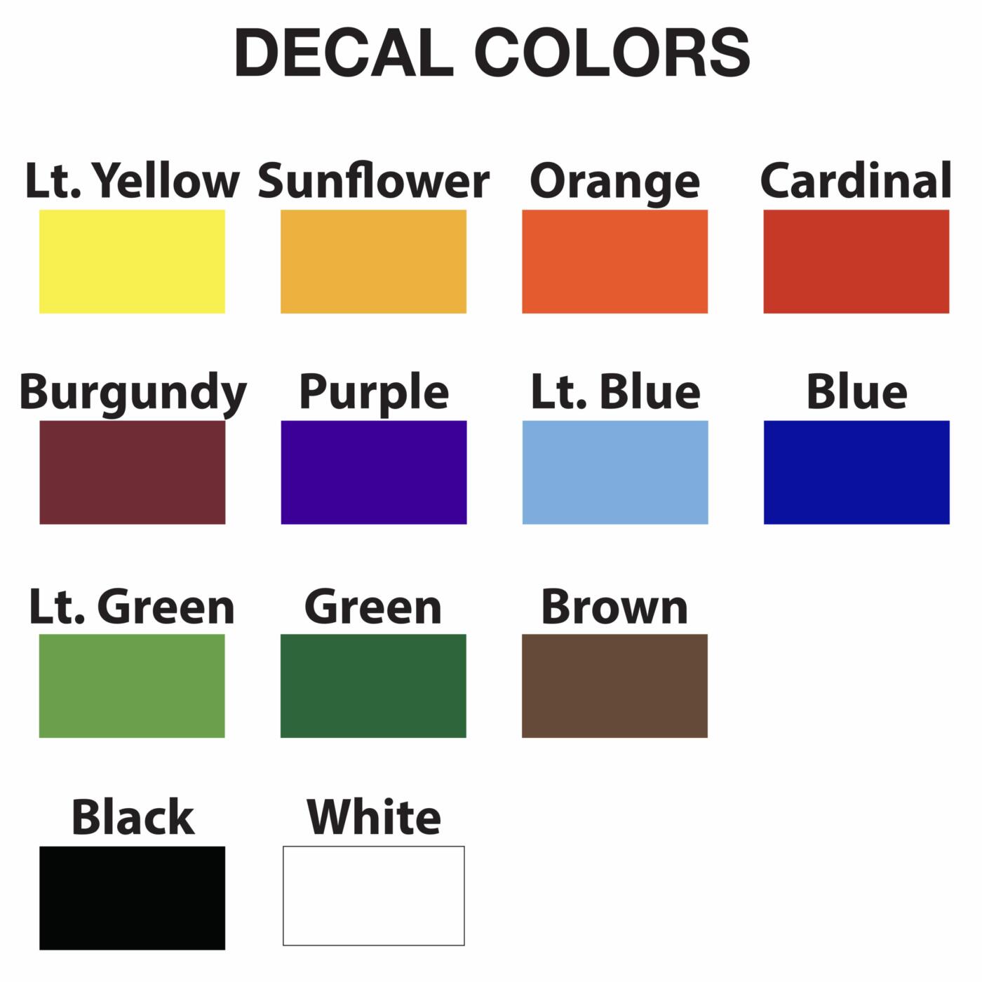 Die-Cut Letter Decals - Image 3