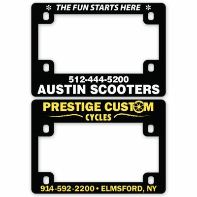 Motorcycle License Plate Frames