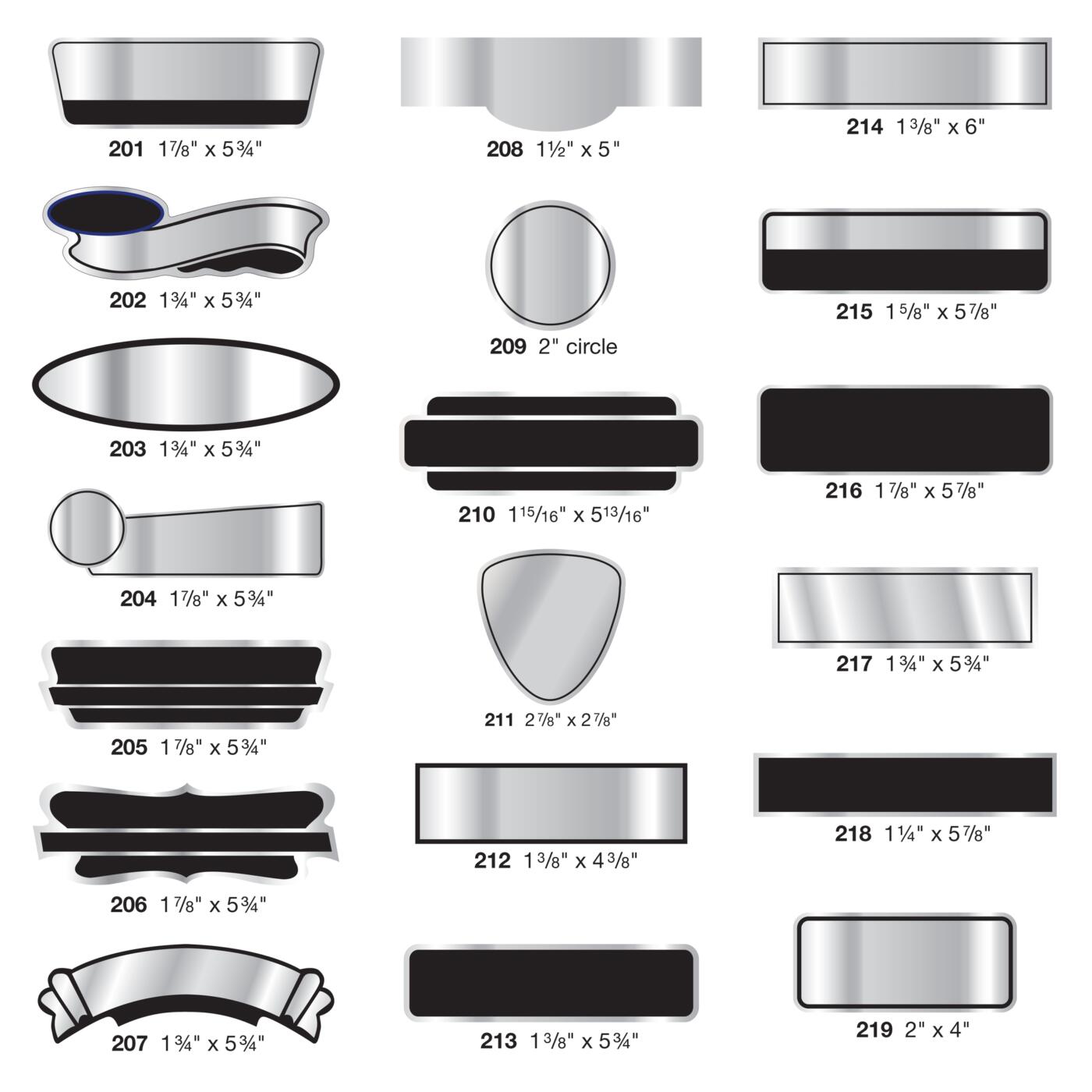 Die-Cut Shape Decals - Image 2