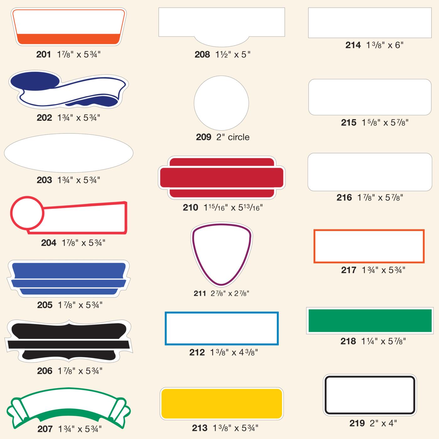 Die-Cut Shape Decals - Image 2