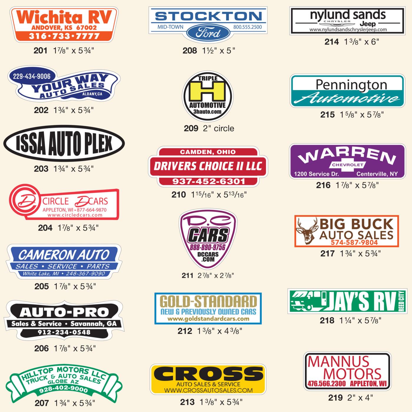 Die-Cut Shape Decals - Image 2
