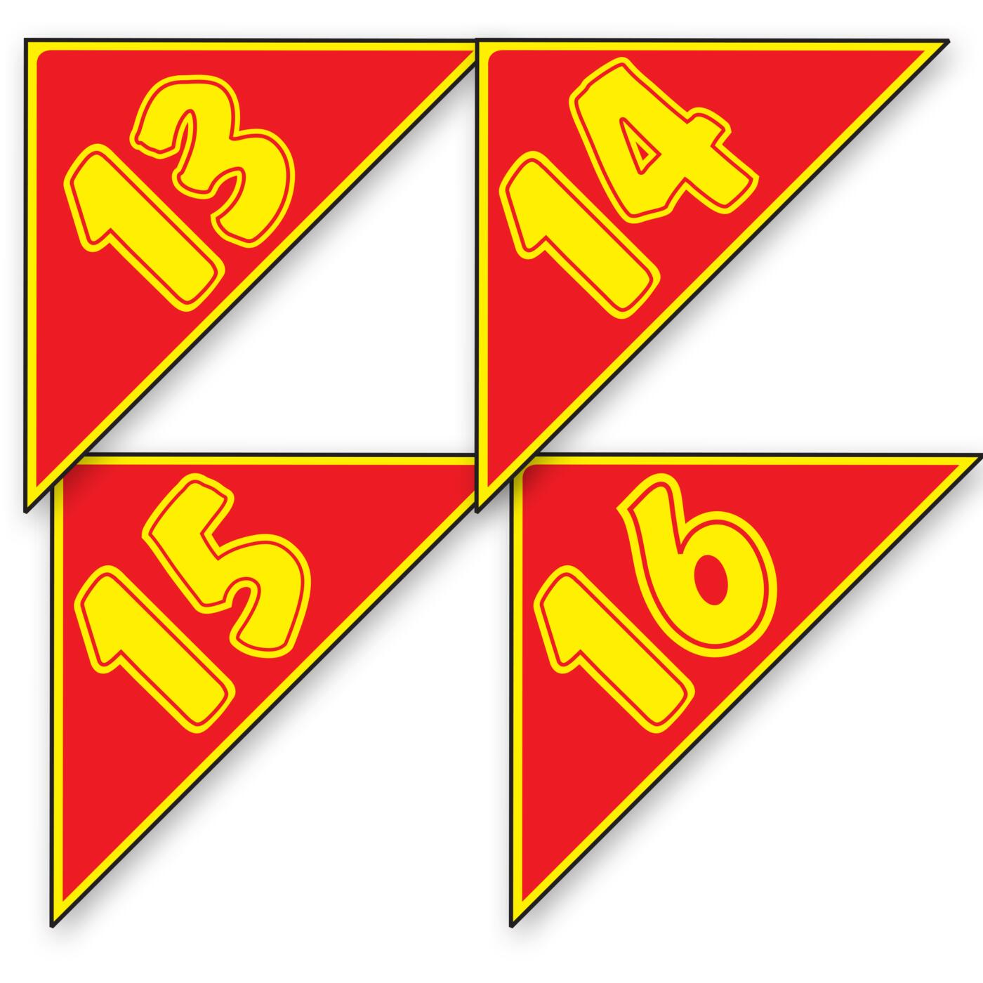 Triangle Year Stickers - Image 3